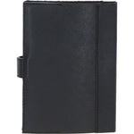 Ashwood Leather & Harris Tweed® Cloth A6 Notebook Black/Watch: TW-18-03-BW