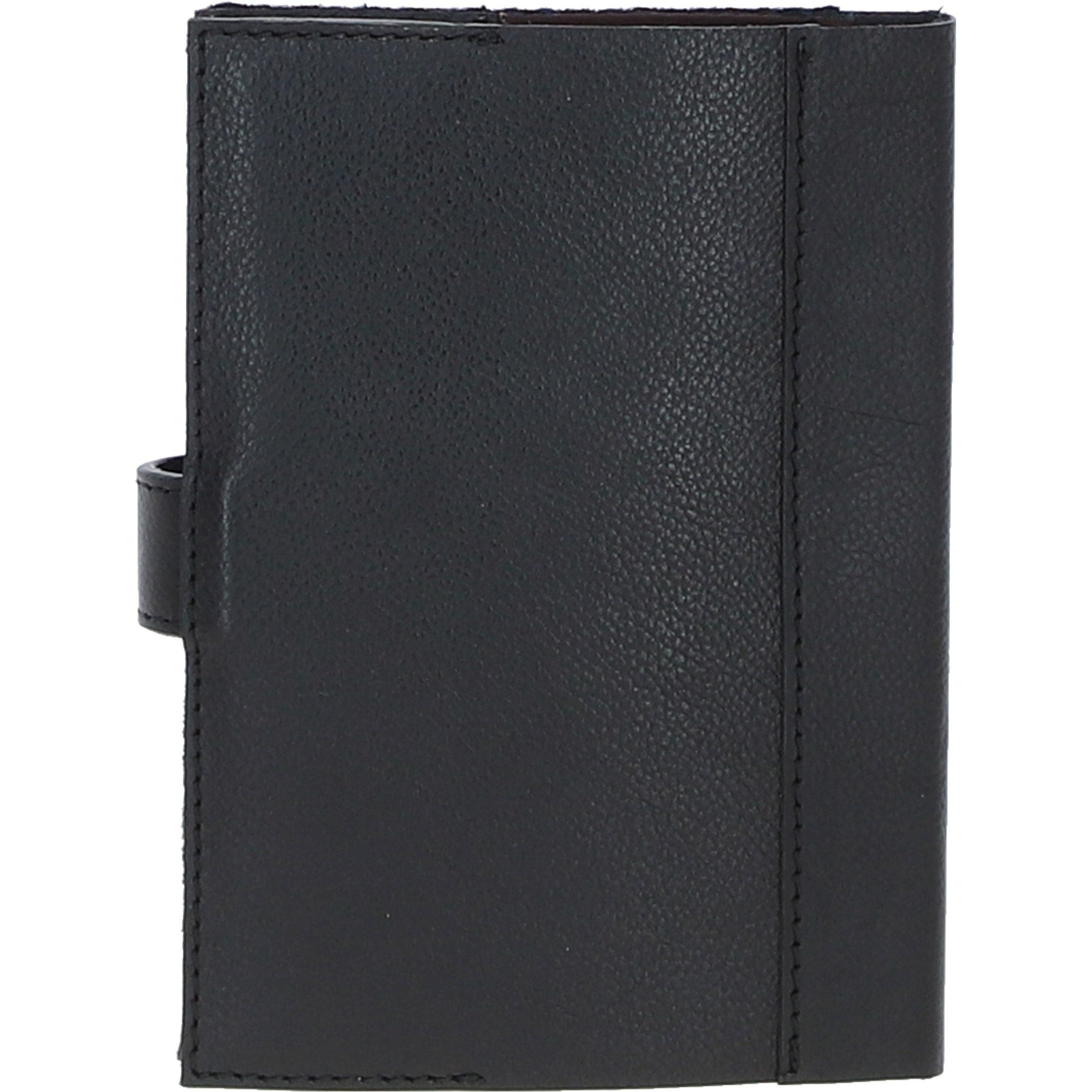Ashwood Leather & Harris Tweed® Cloth A6 Notebook Black/Watch: TW-18-03-BW