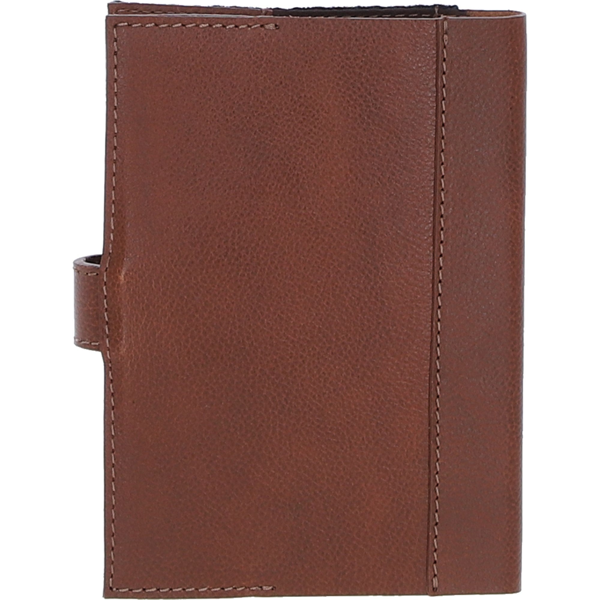 Ashwood Leather & Harris Tweed® Cloth A6 Notebook Tan/Watch: TW-18-04-TW