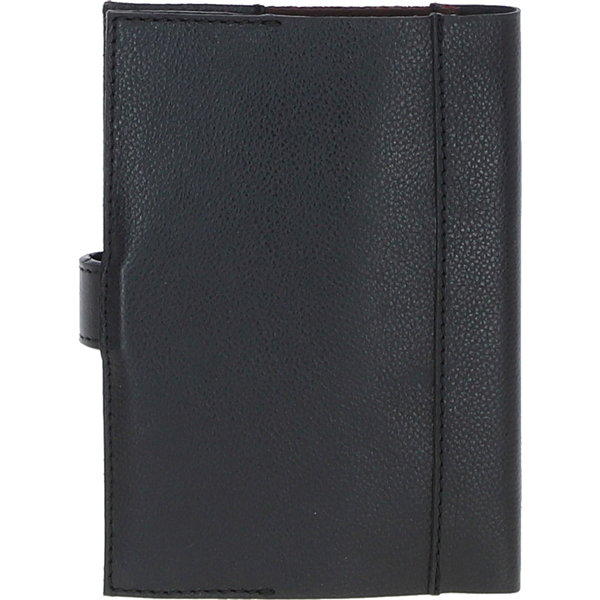 Ashwood Leather & Harris Tweed® Cloth A6 Notebook Black/Green/Red: TW-18-07-BR