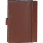 Ashwood Leather & Harris Tweed® Cloth A6 Notebook Tan/Green/Red: TW-18-08-TR