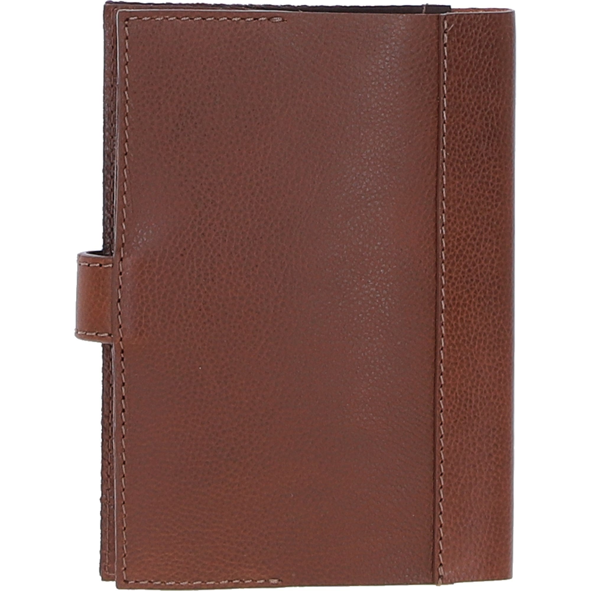Ashwood Leather & Harris Tweed® Cloth A6 Notebook Tan/Green/Red: TW-18-08-TR