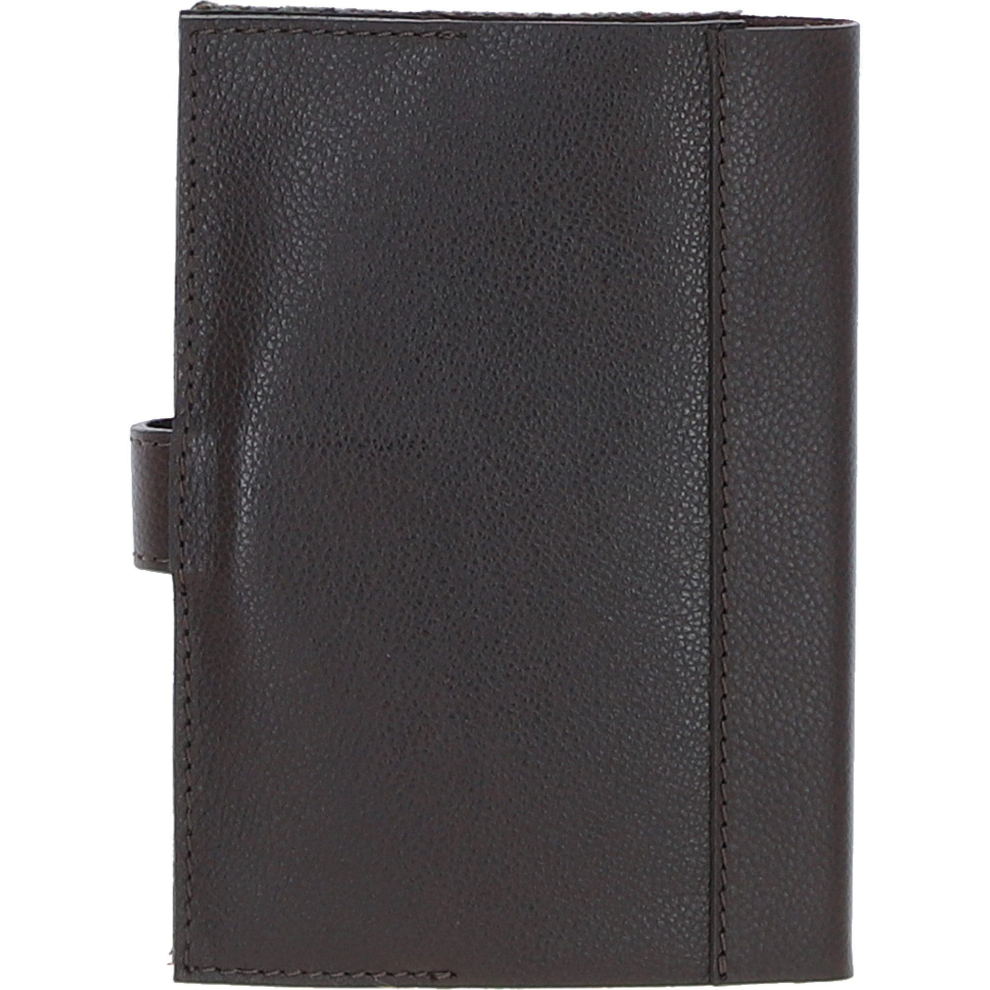 Ashwood Leather & Harris Tweed® Cloth A6 Notebook Brown/Green: TW-18-09-BG