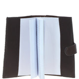 Ashwood Leather & Harris Tweed® Cloth A6 Notebook Brown/Green: TW-18-09-BG