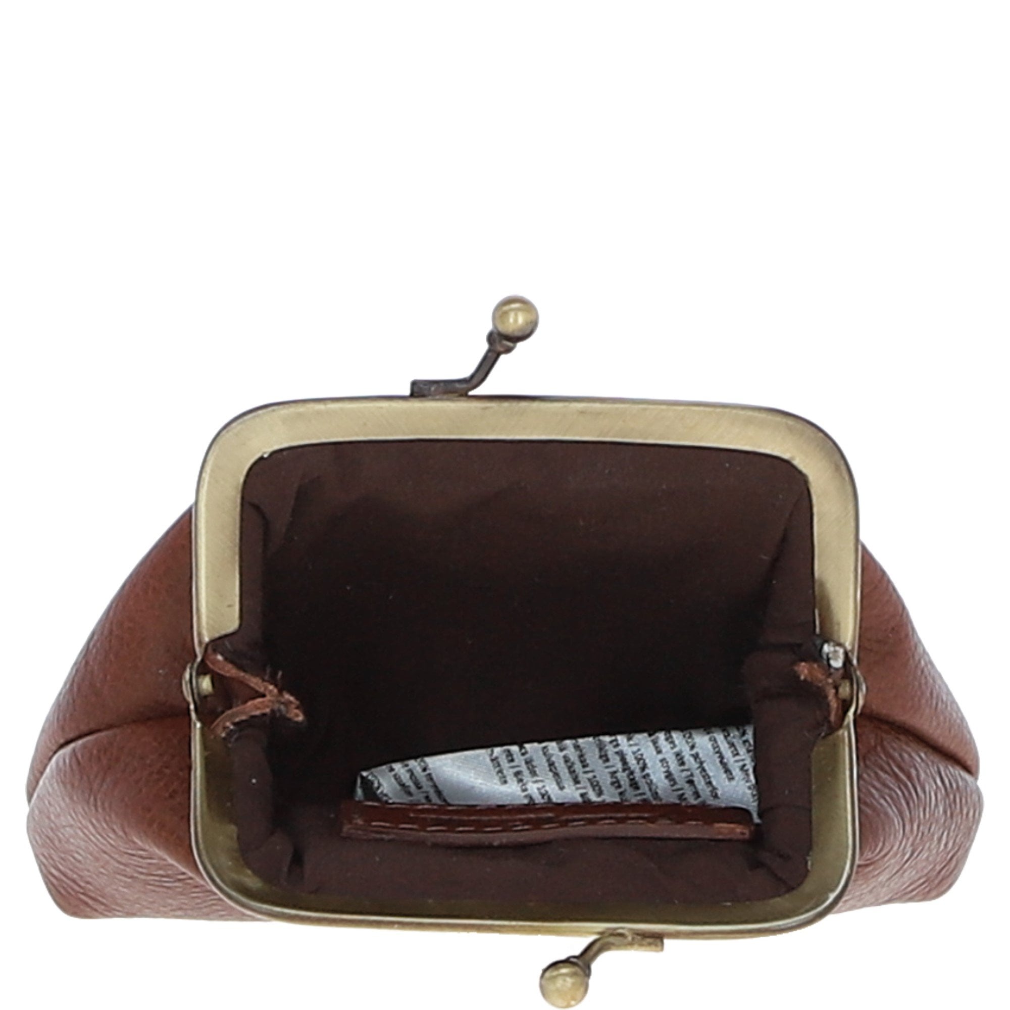 Ashwood Leather & Harris Tweed® Cloth Classic kiss-lock Purse Tan/Green/Red: TW-13-08-TR