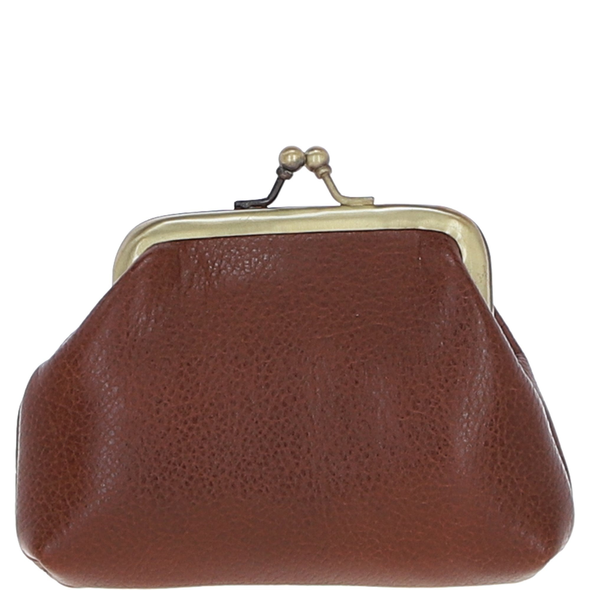 Ashwood Leather & Harris Tweed® Cloth Classic kiss-lock Purse Tan/Green/Red: TW-13-08-TR