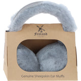 Fenland Sheepskin Winter Earmuffs Grey: FEN-207