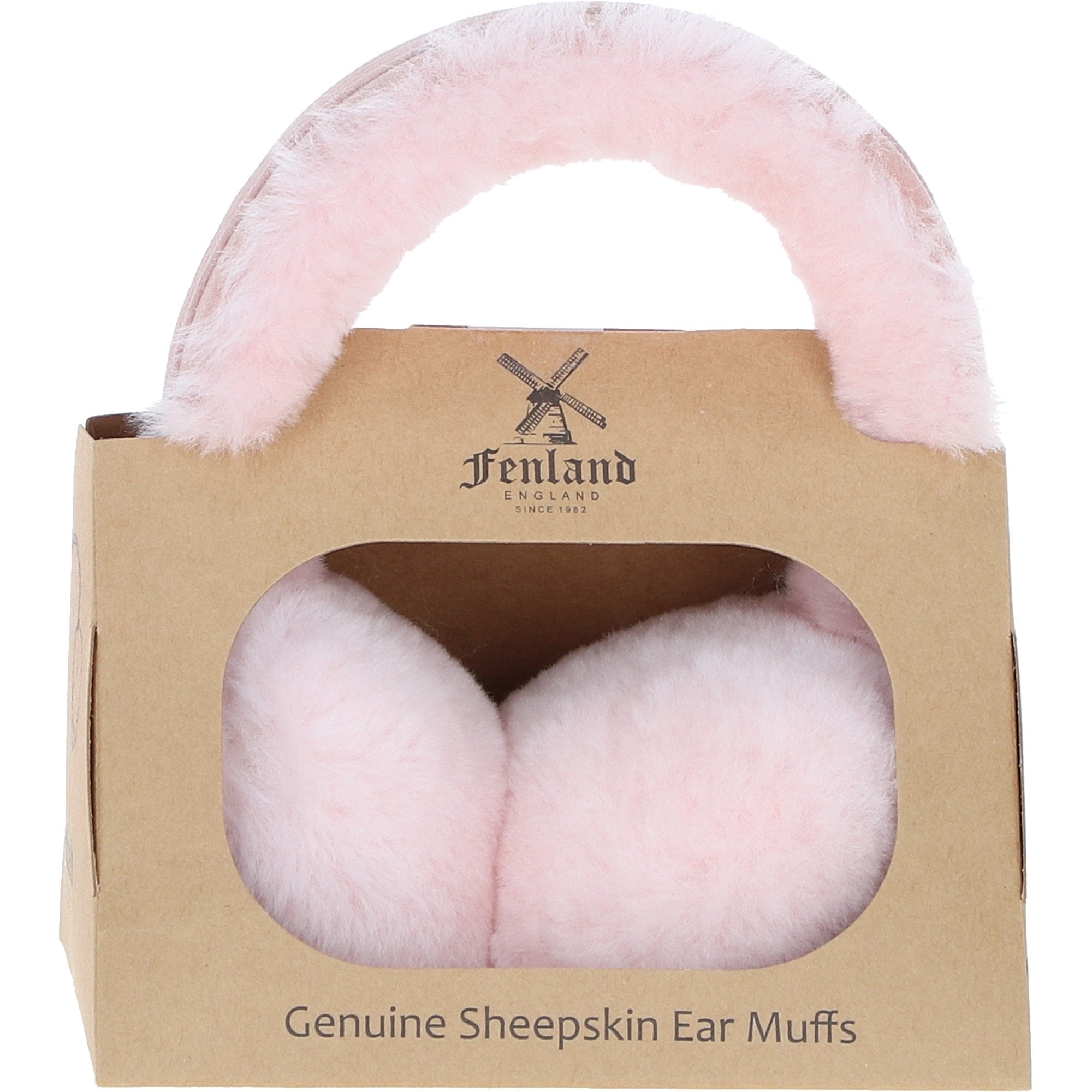 Fenland Sheepskin Winter Earmuffs Pink: FEN-207