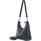 Ashwood Leather Ladies Shoulder X Crossbody Bag Black: 64397