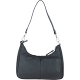 Ashwood Leather Ladies Shoulder X Crossbody Bag Black: 64397