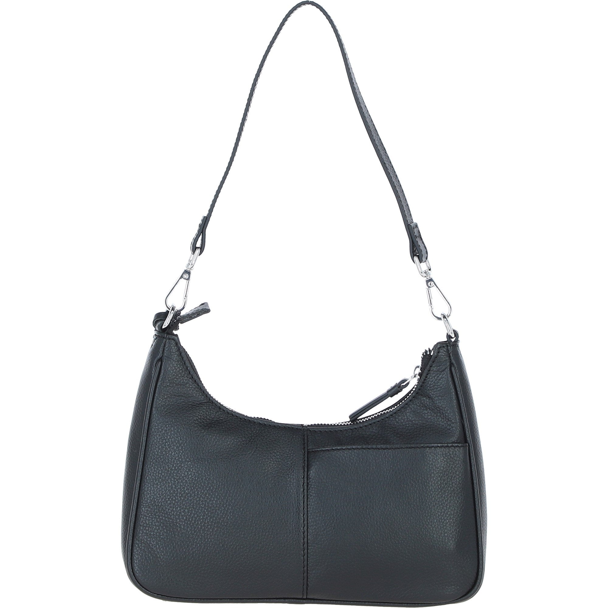 Ashwood Leather Ladies Shoulder X Crossbody Bag Black: 64397