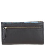 Exquisite Ashwood Leather & Harris Tweed® Cloth Twist-Lock Purse Brown/Mcload: TW-11-01-BM