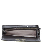 Exquisite Ashwood Leather & Harris Tweed® Cloth Twist-Lock Purse Brown/Mcload: TW-11-01-BM