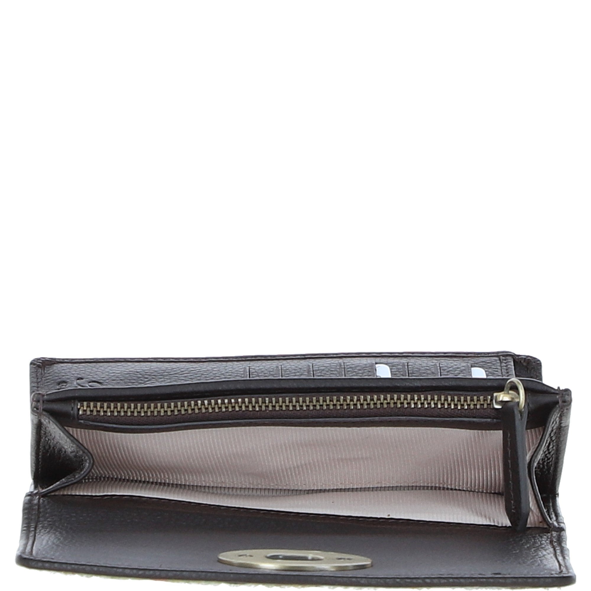 Exquisite Ashwood Leather & Harris Tweed® Cloth Twist-Lock Purse Brown/Mcload: TW-11-01-BM