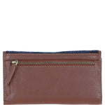 Exquisite Ashwood Leather & Harris Tweed® Cloth Twist-Lock Purse Tan/Watch: TW-11-04-TW