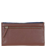 Exquisite Ashwood Leather & Harris Tweed® Cloth Twist-Lock Purse Tan/Watch: TW-11-04-TW