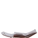 Exquisite Ashwood Leather & Harris Tweed® Cloth Twist-Lock Purse Tan/Watch: TW-11-04-TW