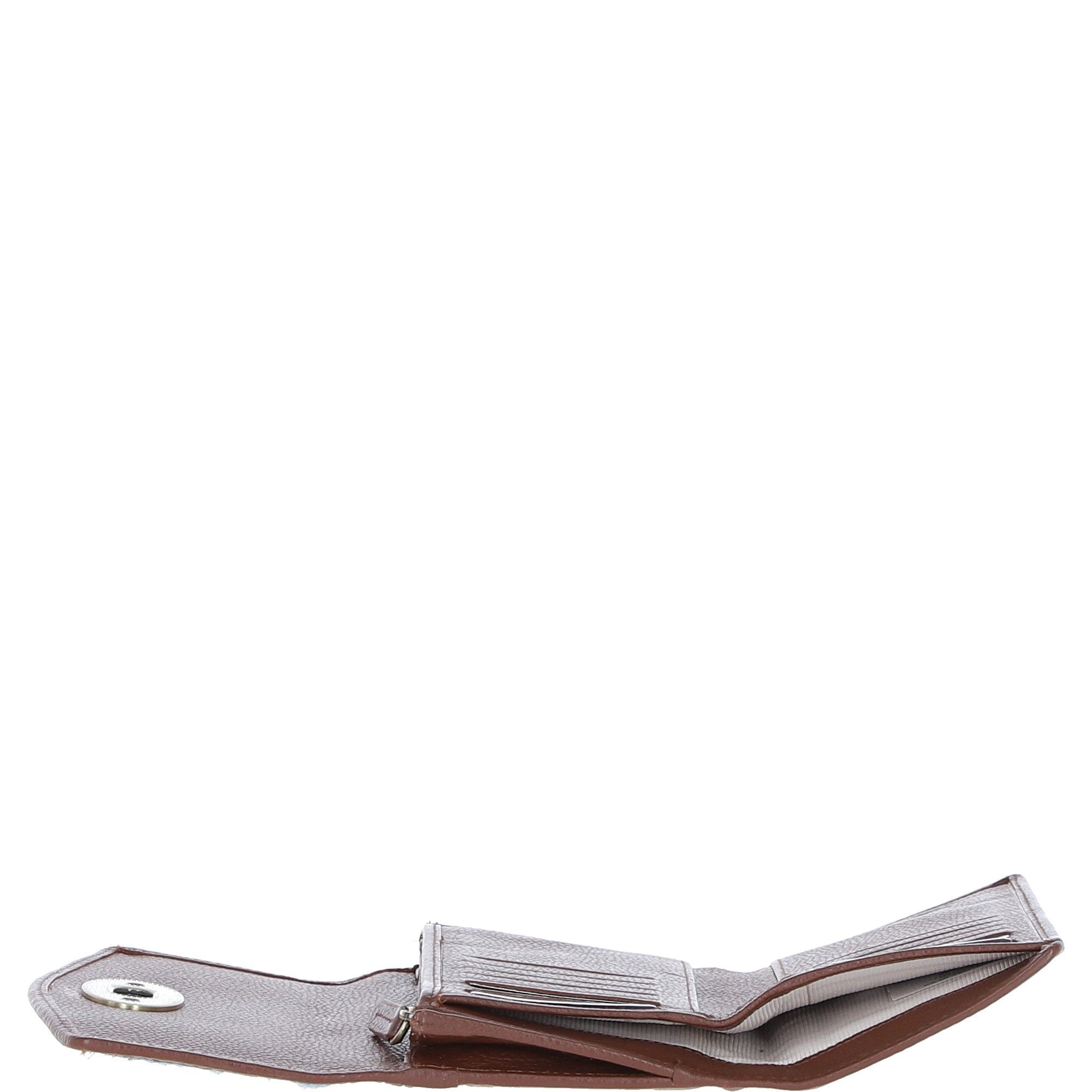 Exquisite Ashwood Leather & Harris Tweed® Cloth Twist-Lock Purse Tan/TL Blue: TW-11-05-TB
