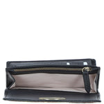 Exquisite Ashwood Leather & Harris Tweed® Cloth Twist-Lock Purse Black/Green/Red: TW-11-07-BR