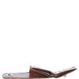 Elegant Ashwood Leather & Harris Tweed® Cloth Trifold Twist-Lock Purse Tann/Mcload: TW-10-02-TM