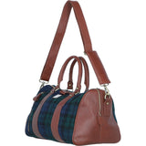 Ashwood Leather & Harris Tweed® Cloth Doctor Holdall Tan/Watch: TW-46-04-TW