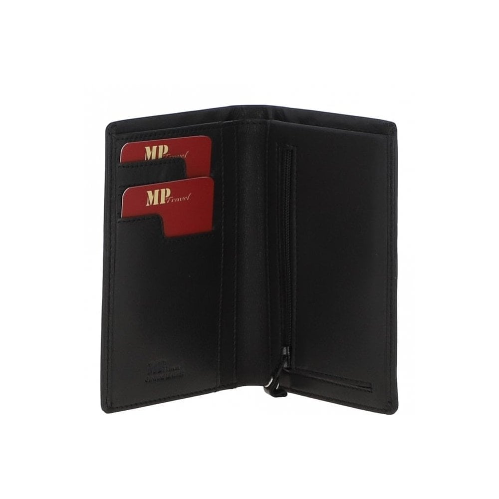 Marta Ponti Luxury Leather Wallet Black: MP B21P049