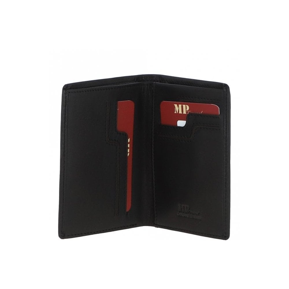 Marta Ponti Luxury Leather Wallet Black: MP B21P046