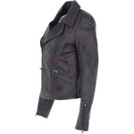 Ashwood Leather Biker Jacket Black Antique: AWL-622