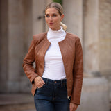 Ashwood Leather Jacket Tan: AWL-281