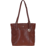 Ashwood Classic Leather Tote Bag Cognac: Evie