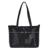 Ashwood Sleek Leather Tote Bag Black: Amelia