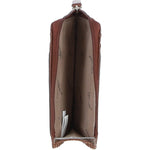 Ashwood Leather RFID Protected Purse with Zip Pocket 2 Tone Tan: 31800