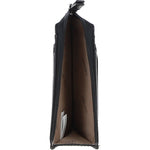 Ashwood Leather RFID Protected Purse with Zip Pocket Black: 31800