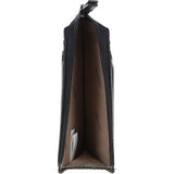 Ashwood Leather RFID Protected Purse with Zip Pocket Black: 31800