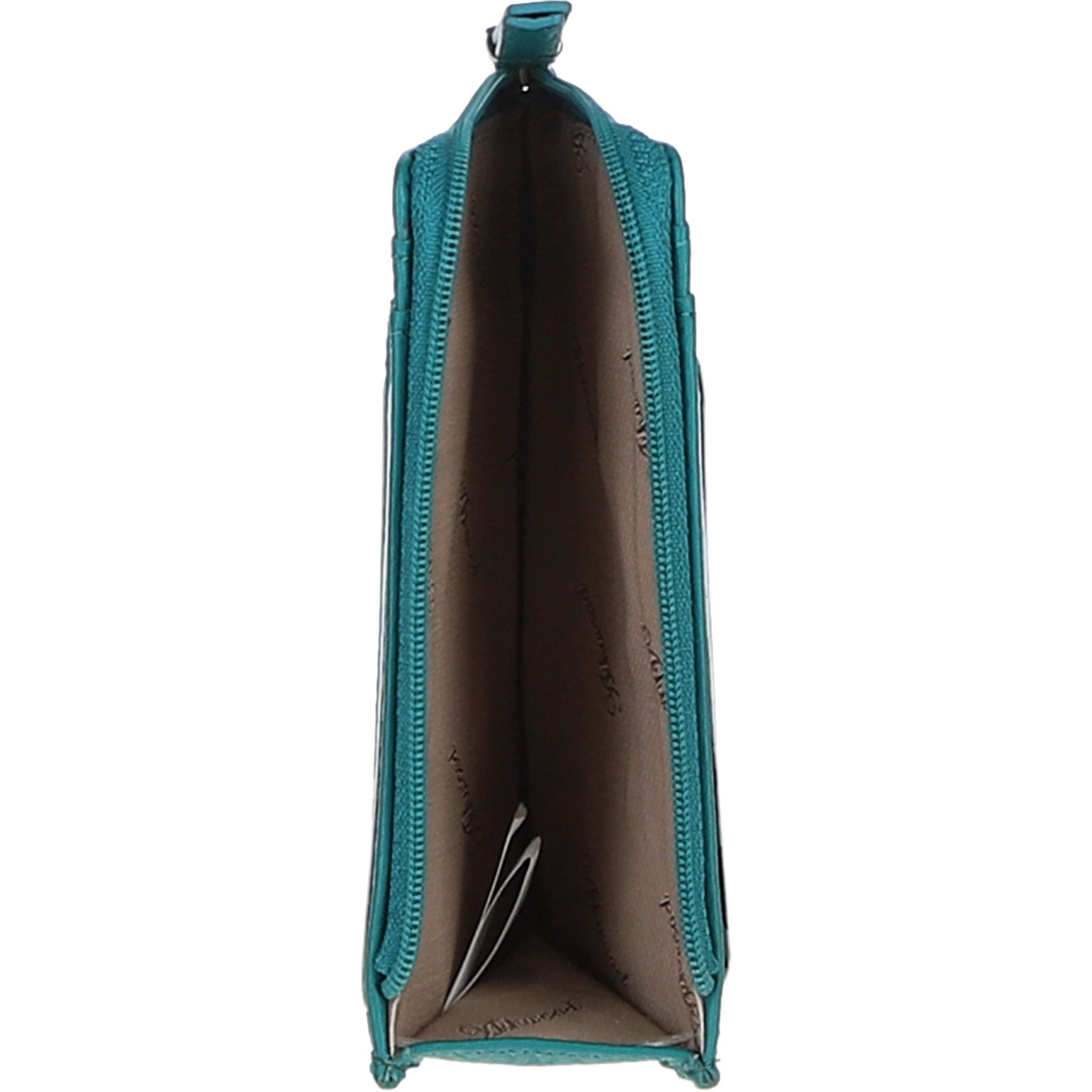 Ashwood Leather RFID Protected Purse with Zip Pocket Deep Lake: 31800
