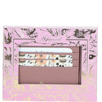 Ashwood Leather RFID Protected Purse with Zip Pocket Rose: 31800