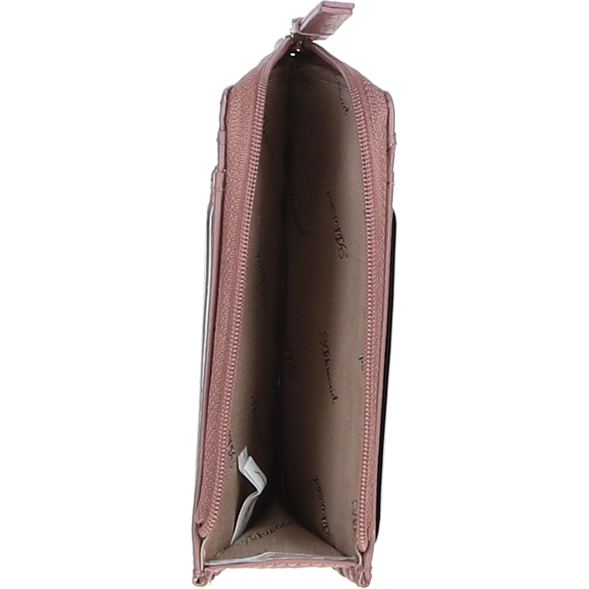 Ashwood Leather RFID Protected Purse with Zip Pocket Rose: 31800