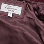 Leather Bomber Jacket Oxblood: FO WILLIE