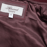 Leather Bomber Jacket Oxblood: FO WILLIE