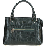 Croc Finish Leather Tote Bag Green/croc: 19-157
