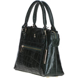 Croc Finish Leather Tote Bag Green/croc: 19-157