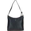 Chic Leather Shoulder Bag & Secure Zip Closure Black: Antrim