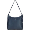 Chic Leather Shoulder Bag & Secure Zip Closure Navy: Antrim