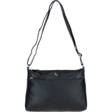 Ashwood Ladies Leather Shoulder Bag Black: AJ2