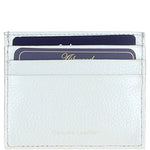 Leather Card Holder & Key Ring Gift Set Silver :slg-31342
