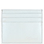 Leather Card Holder & Key Ring Gift Set Silver :slg-31342