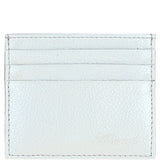 Leather Card Holder & Key Ring Gift Set Silver :slg-31342