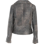 Exquisite Ashwood Leather Ladies Biker Jacket Antique: AWL-1881