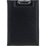 Ashwood Leather Clip Pad Folder Black: PL-40