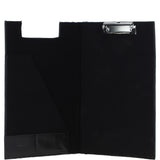 Ashwood Leather Clip Pad Folder Black: PL-40
